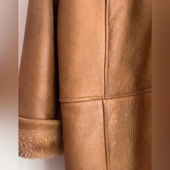 Shearling Aviator Long Coat - Made in Canada - Picture 9 of 12